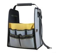 YobiLife Borsa per attrezzi da elettricista, borsa di stoccaggio hardware | Tessuto resistente all'usura, 12 tasche organizzate, kit di attrezzi portatile in nylon Oxford con tracolla per officina e
