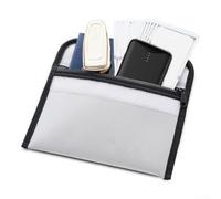 YobiLife Borsa per documenti e power bank resistente al fuoco, dimensioni 20 x 13 cm e 28 x 20 cm, impermeabile, a prova di esplosione, per passaporti, contanti, gioielli, CD, chiusura sicura con