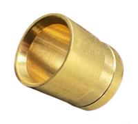 YobiLife Cuscinetto a manicotto in ottone impregnato d'olio, 20x26x25mm | Doppio supporto di precisione, struttura in ottone per una maggiore durata Colore oro Adatto a vari macchinari L'alta