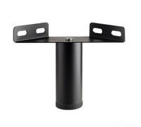 YobiLife Gambe regolabili della mobilia della lega di alluminio per le strutture del letto, i sofà ed i governi con la base di gomma per impedire il danno del pavimento e lo slittamento (15)