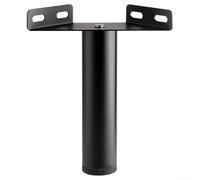 YobiLife Gambe regolabili della mobilia della lega di alluminio per le strutture del letto, i sofà ed i governi con la base di gomma per impedire il danno del pavimento e lo slittamento (25)