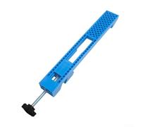 YobiLife Jig Guide per sega circolare da 13,5 a 15,2 cm, regolabile, per sega da tavolo, tagli a strisce strette e attività sottili con maschera a strappo, plastica ABS blu