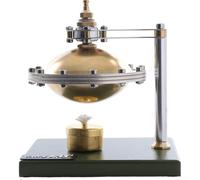 YobiLife Kit fai da te con disco volante alimentato a vapore, modello di esperimento scientifico in metallo per l'educazione fisica e meccanica, richiede acqua ed etanolo, 11,9 x 8,9 x 13 cm