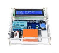 YobiLife Kit tester transistor per misurazione elettronica e analisi dei componenti con rilevamento automatico di transistor bipolari MOSFET JFET resistore a diodi condensatore induttore (+ guscio