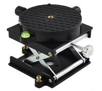 YobiLife Lega di alluminio regolabile della Tabella di sollevamento, altezza della piattaforma di sollevamento del laboratorio 4.5-11 cm per gli esperimenti di biologia di chimica di fisica