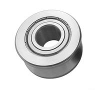 YobiLife LV202-41ZZ - Rullo scorrevole in acciaio, con scanalatura rotonda, 15 x 41 x 20 mm, per motori, dispositivi di comunicazione e attrezzature per il fitness, argento