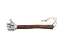 YobiLife Martello in acciaio inossidabile con manico in legno antiscivolo, leggero e robusto, per edilizia, giardinaggio e attività domestiche (martello da pollice)