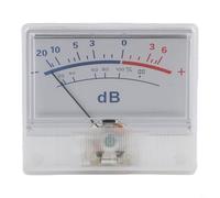 YobiLife P-55B Pannello VU Meter analogico con puntatore ad alta precisione per test precisi del livello audio e della potenza in registrazione in studio, suono da palco e apparecchiature audio