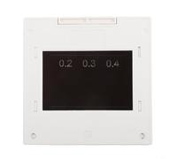 YobiLife Physics - Griglia per diffrazione dimostrante, 50 x 50 mm, con interferenza circolare a tripla fessura singola e griglie a rete (fori rotondi)