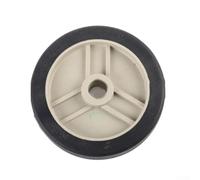 YobiLife Ruote girevoli da 20,3 cm per compressore d'aria a cinghia, assorbimento degli urti, silenziose, antiscivolo, in plastica, con viti di montaggio, per officina e garage (15,2 cm)