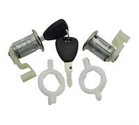 YobiLife Serratura di ricambio per Renault per CLIO II Thalia Master OEM 7701471311 7701472806 7701471221 7701471223 Montaggio sicuro in plastica 2 cilindri serratura 2 chiavi modelli 1998-2005