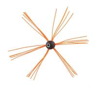 YobiLife Spazzola in alluminio per la pulizia del camino, conduttore in acciaio inossidabile, raccordi in ottone resistenti alla corrosione, diametro ridotto per una pulizia efficiente