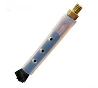 YobiLife Spazzola per saldatura con testa in rame per la pulizia delle giunture e la lucidatura, filettatura da 6 mm, in acciaio inox, Mig Tig, 1 confezione (8 mm)