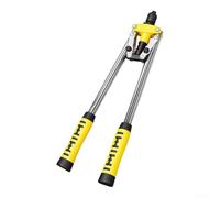 YobiLife Strumento per rivetti da 45,7 cm, per rivettatrice manuale | Robusto strumento di rivettatura in acciaio da 45,7 cm, funzionamento a molla, finitura bicolore, per lavori duri