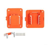 YobiLife Supporto per batterie da 20 V e kit di rack per trapano, supporto da parete per garage, supporto compatto in plastica per mantenere lo spazio di lavoro ordinato (1 set)