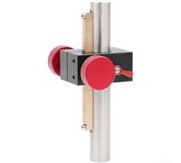 YobiLife Tabella verticale manuale dello scorrevole dell'ascensore con il supporto del banco da lavoro del laboratorio della lega di alluminio di viaggio dello scaffale 70mm dell'ingranaggio per