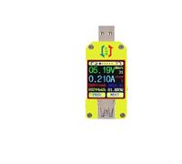 YobiLife Tester per schermo a colori USB 2.0 3.0, misuratore di tensione e corrente, 4,5-24 V, QC-2.0 QC-3.0, con app wireless compatibile con Android (UM34)