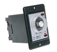 YobiLife Timer Relè On Off Delay Control Knob Time Switch AC 220V AH2-Y Relè di ritardo con base a presa, doppio indicatore LED, regolabile 0-60 secondi