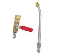 YobiLife Ugello per idropulitrice in acciaio inox con ugello da 1/4 di pollice Quick Connect 5 punte di spruzzo fino a 3500 PSI valvola in ottone interruttore multi angolo aste per Karcher per Bosch