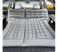 Yobohui Materasso ad aria per auto per Toyota Grand Highlander 7 posti 2024 2025, sedile posteriore gonfiabile, letto da campeggio ispessito, pompa ad aria, 2 cuscini (grigio)