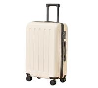 Yobohui Valigie da viaggio con ruote, trolley, valigia aziendale, semplice, multifunzionale, baule portatile(White,24inch)