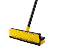 Yocada Spazzola per pavimenti a doppio lato, resistente, per piscina, piastrelle, setole rigide, 166,4 cm, per la pulizia di patio, bagno, garage, cucina, terrazza, vasca da bagno