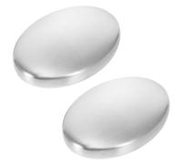 YOCDNOV 2 Pezzi di Sapone Deodorante per la casa in Acciaio Inossidabile - Sapone antiodore per Utensili da Cucina Sapone Gadget da Cucina per eliminare puzzolenti cipolle, Pesce, Aglio e Forti odori