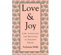 Yochanan Muffs Love and Joy (Tascabile)