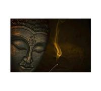 Yocheng Stampe su tela di Buddha astratto, decorazioni spirituali per pareti del soggiorno, poster buddisti 40x50cm Senza Cornice