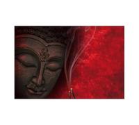 Yocheng Stampe su tela di Buddha astratto, decorazioni spirituali per pareti del soggiorno, poster buddisti 60x90cm Senza Cornice