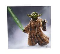 Yoda 18x18cm Crystal Art Card NUOVO