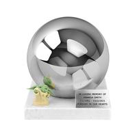 Yoda - Urna in acciaio inox per bambino, adulto o per due. Urna di Star Wars