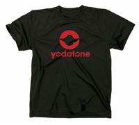 Yodafone Fun T-Shirt Star Wars Jedi Cavaliere Vodafone Yoda Funshirt Divertente