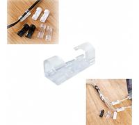 YODAOLI 60 PCS Home Essentials Finisher Wire Clamp, Self-Adhesive Cable Clips Organizer, Finisher Wire Clamp Wire Organizer (Transparent)