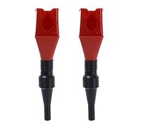 YODAOLI Retractable Auto Fuel Funnel, Flexible Draining Tool Snap Funnel, Universal Plastic Clasp Funnel (Red)