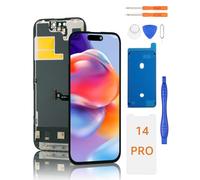 Yodoit Display per iPhone 14 PRO Kit LCD da 6,1 Pollici FHD Touch Digitizer con Kit di Riparazione, Pellicola Protettiva, Compatibile con Il Modello A2650, A2889, A2892, A2891, A2890