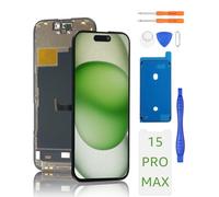 Yodoit Display per iPhone 15 PRO Max Schermo di Ricambio LCD 6.7 Pollici Display Touch Digitizer Vetro Compatibile con Modello A2849, A3105, A3106, A3108, con Kit di Strumenti di Riparazione