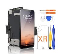 Yodoit Display per iPhone XR Schermo LCD Nero, Sostituzione Vetro Schermo Parti 6,1 Pollici di Ricambio con Kit di Riparazione