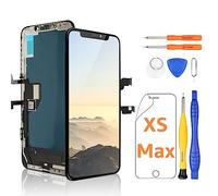 Yodoit Display per iPhone XS Max LCD Schermo 6,5 Pollici, 3D Touch Sostituzione Vetro Digitalizzatore Parti di Ricambio con Kit di Riparazione, Nero Modello A1921, A2101, A2102, A2103, A2104