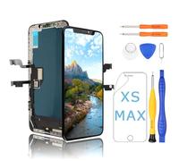 Yodoit Display per iPhone XS Max OLED Schermo 6,5“, 3D Touch Sostituzione Vetro Digitalizzatore Parti di Ricambio con Kit di Riparazione, Nero Modello A1921, A2101, A2102, A2103, A2104 [Non LCD]