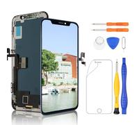 Yodoit Display per iPhone XS Schermo di Ricambio Nero, 5.8" Display LCD Vetro Touch Digitizer Assembly con Kit di Riparazione Strumento