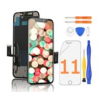 Yodoit Display Schermo per iPhone 11 Schermo di Ricambio LCD 6.1 Pollici Display Touch Digitizer Vetro Compatibile con Modello A2111, A2223, A2221, con Kit di Strumenti di Riparazione