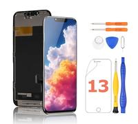 Yodoit Kit di sostituzione dello schermo OLED per iPhone 13 Display da 6,1 pollici con kit di strumenti di riparazione, pellicola protettiva per lo schermo