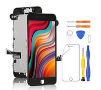 Yodoit per iPhone 7 Plus Display LCD e Assemblaggio Digitalizzatore Touch Screen in Vetro Sostituzione (con Fotocamera, Sensore Flex) Utensili Inclusi (5,5 Pollici Nero)
