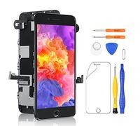 Yodoit per iPhone 8 Plus Display LCD e Assemblaggio Digitalizzatore Touch Screen in Vetro Sostituzione (con Fotocamera, Sensore Flex) Utensili Inclusi (5,5 Pollici Nero)
