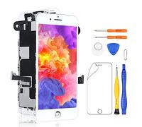 Yodoit per iPhone 8 Plus Display LCD e Digitalizzatore Touch Screen in Vetro Sostituzione (con Fotocamera, Sensore Flex) Utensili Inclusi (5,5 Pollici Bianco)