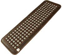 YOEBI Far Infrarossi Ametista Jade Tormaline Crystal Heat Stone Mat - Infrarossi Heat Therapy Healing - Regolabile Timer & Temperatura - Riscaldamento Pad - Facile Roll-Up,B