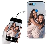 Yoedge Cover Personalizzata per Huawei Honor 9 Lite 5,65" Personalizzato con Foto Immagine Testi Disegni Custodia Personalizzabile Regalo Album Personalizzabili Nero Case per Huawei Honor 9 Lite