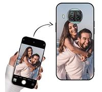 Yoedge Cover Personalizzata per Xiaomi Mi 10T Lite 5G / Note 9 Pro 5G 6,67" Personalizzato con Foto Immagine Testi Disegni Custodia Personalizzabile Regalo Album Personalizzabili Nero Case