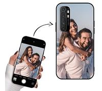 Yoedge Cover Personalizzata per Xiaomi Mi Note 10 Lite 4G 6,47" Personalizzato con Foto Immagine Testi Disegni Custodia Personalizzabile Regalo Album Personalizzabili Nero Case